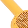 thumbnail image 2 of BIMZUC Premium Pet Slicker Brush for Dogs and Cats, Self-Cleaning Detangling Grooming Comb Tool for Shedding Loose Floating Hair Removing, Yellow Plastic 7.8 inches / 19.8 cm, 2 of 9