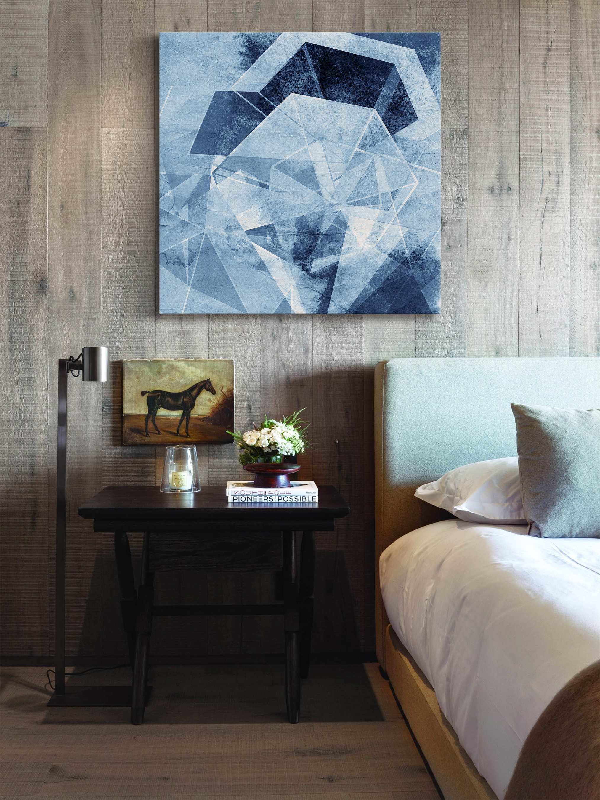 "Shimmering Appendix" Painting Print on Wrapped Canvas