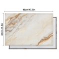 thumbnail image 6 of White Gold Marble Pattern Summer Placemats Table Placemats Set Of 4-Linen Kitchen Washable Placemats Table Mats 11.8"x17.7" Non-Slip Heat Resistant, 6 of 6