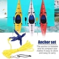 thumbnail image 2 of Gseagtia Anchor Durable Boat Anchor Folding Anchor Aluminum Anchor With Rope Kayaks, 2 of 6