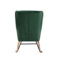 thumbnail image 4 of Porthos Home Dax Rocking Accent Chair, Velvet, Rubber Wood and Steel Legs, 4 of 6