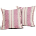 thumbnail image 2 of Hot Pink Pillow Covers 20x20 Set of 2 Light Pink Preppy Room Decor Outdoor Pillowcases Farmhouse Boho Rustic Dot Print Striped Decorative Throw Cushion Case Decor for Couch Sofa Bed, 2 of 6