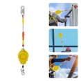 thumbnail image 2 of Dwellnix Retractable Lifeline Safety Fall Arrester 330lbs Load Capacity Adjustable Hook Fall Protection Gear for&nbsp;&nbsp;High Altitude Work, 2 of 11