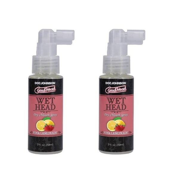 Doc Johnsons Vaporisateur pour Bouche Sèche, Limonade Rose 2oz - Lot de 2