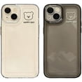 thumbnail image 3 of Compatible with iPhone Case,Cute Bear Couple Matching [Not Yellowing] Full Body Protection Clear Soft Shockproof Cover Phone Case (Clear,iPhone 13 Pro Max), 3 of 3