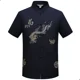 thumbnail image 1 of Camisa Hombre Cuello Mao Manga Corta Botón Chino Traje Tang, 1 of 7