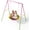 Pink, variant on Metal 6 in 1 Swing Set for Kids, Playground with Basketball Hoop & Football net, Seesaw & 3.28ft Slide Durable Steel Frame, Outdoor Backyard Playset, Swing Sets for Backyard (Blue)