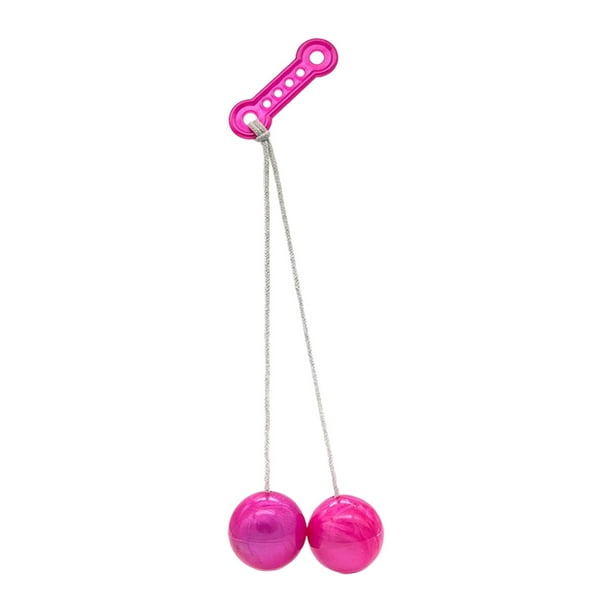Click Cack Ball Swinging Ball Toys Habilidades Motoras Finas Juguete Sensorial Para Exteriores Rose Red Sunnimix Bolas de columpio