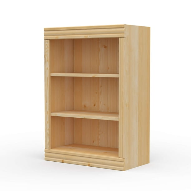 24 W X 34 H 12 D Solid Pine Bookcase, Unfinished Pine Bookcase Kits