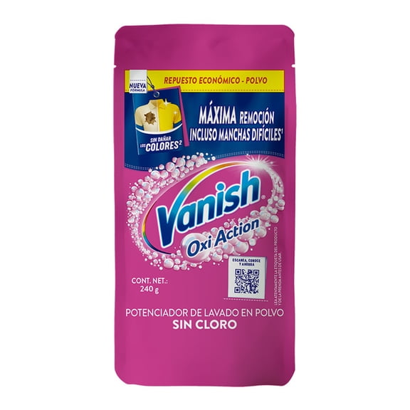Potenciador de lavado Vanish Oxi Action en polvo 240 g
