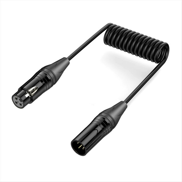 Cable XLR Cable XLR de 3 Macho A Hembra Cable Adaptador de Audio para Micrófono Mezclador Altavoz Amplificador