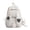 White, variant on Bunny Ear Backpack for Students, Cute Star Print Lace Student Bookbag, Lightweight Casual Daypack for Travel Daily Use