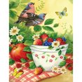 thumbnail image 1 of Taladro diamante pintura (DE5638) plato de frutas completo DIY mosaico Kit imagen decoración del hogar 20X30cm Hugtrwg Para estrenar, 1 of 1