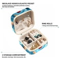 thumbnail image 2 of Ice Cream Travel Portable Square Jewelry Box with Necklace Organizer, Earring Organizer, and Display Case - Ideal for Rings, Earrings, Necklaces, Bracelets, and More - Suitable for Girls and Women, 2 of 6
