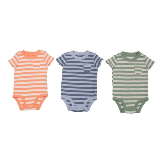 Pañaleros Carter's Unisex Rayas 3 Piezas Talla 12 M
