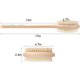 thumbnail image 4 of 1 pieza de cepillo corporal para cepillo húmedo o seco con mango largo de madera Sailing Electrónica, 4 of 5