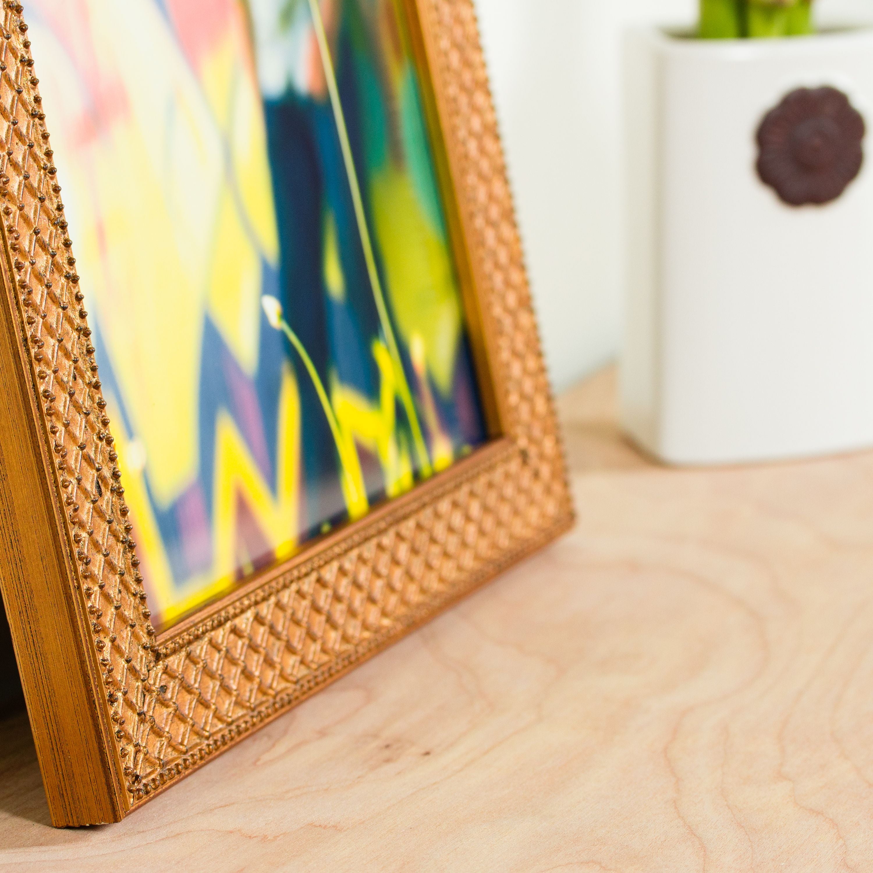 Craig Frames Lenox, 18x24 inch Picture Frame, Antique Gold Solid Wood