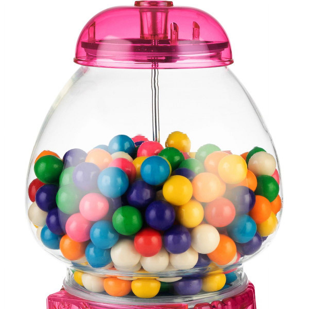 Translucent 11in Gumball Machine Coin Bank by Great Northern Popcorn, Pink