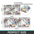 thumbnail image 7 of Pioneer Flower Floral Print Pattern Kitchen Rugs Sets Of 2,Anti Fatigue Kitchen Mat Rugs Non Slip Washable,Decorative Kitchen Floor Mats for Kitchen,Sink,Laundry,17"x30"+17"x47", 7 of 7