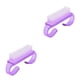 thumbnail image 2 of Soidarity Cepillo de limpieza de uñas Juego de maquillaje de plástico Manicura pedicura Accesorios de exfoliación de color Herramienta de cuidado de Violeta 2piezas Soidarity CBP389561, 2 of 5