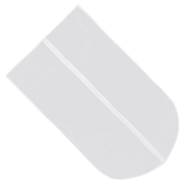 Dust Cover For Clothes PEVA Transparent Design Garment Bags Dustproof White Size L 60*100CM For Travel 1Pcs