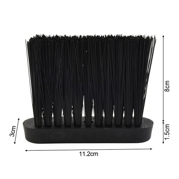 Fireplace Brush Replacement Broom Plastic Handle Fireplace Tool Brush Head Wood Burning Fireplace Broom Wall Home Cleaning Brush