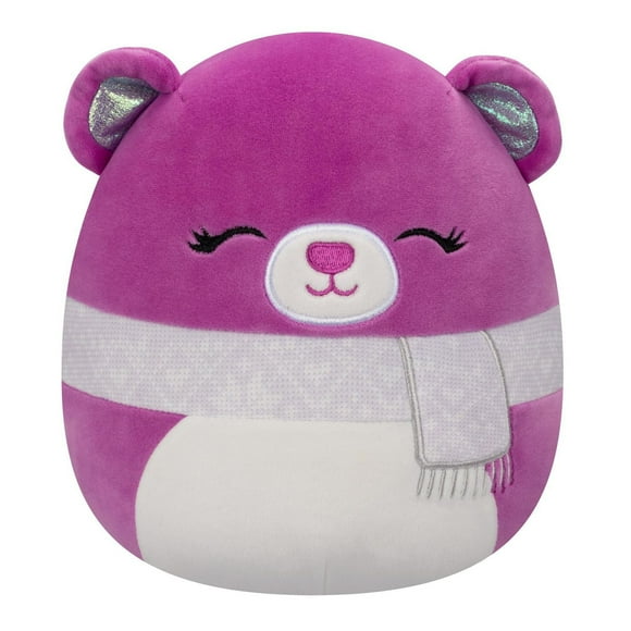 Squishmallows 7.5" - Crisanta the Purple Bear with Scarf