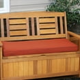 thumbnail image 4 of Sunnydaze Indoor/Outdoor Cushion for Bench or Porch Swing - 41" x 18" - Rust, 4 of 6