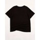 thumbnail image 2 of Butterfly Pattern Printed T-Shirt, Summer Short Sleeve Round Neck Casual T-Shirt, Girls' Daily Wear, 2 of 6