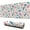 Colorful Cartoon Dinosaurs-3, variant on Long Mouse Pads for Desk,Colorful Cartoon Dinosaurs Geometric Desk Mats on Top Of Desks, Desk Mouse Pad Extra Large with 3mm Non-Slip Base and Stitched Edge for Gaming,Work,Home 31.5"x11.8"