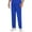 Blue, variant on Nursing Uniform Mens Scrub Pants Elastic Waist Pants, Casual Workwear Scrub Pants with Muilt Pockets, S-2XL