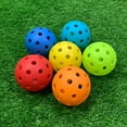 thumbnail image 2 of Outdoor Pickleball Balls Specifically Designed Optimized for Pickleball (5 Pack), 2 of 6