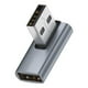 thumbnail image 2 of Cateissary Convertidor de datos femenino Adaptador OTG de codo 10Gbps Convertidores de carga de transmisión de datos rápidos para teléfono Negro 20Conjunto, 2 of 6