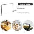 thumbnail image 4 of Nishuna Stainless Steel Cheese Slicer Cheese Cutter Butter Slicer Heavy Duty Cheese Slicer with Wire, 4 of 6