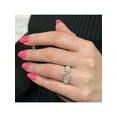 thumbnail image 5 of Rachel Koen Diamond Accent Engagement Ring Casting Platinum 1.25 Cttw Size 7, 5 of 5