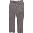 thumbnail image 1 of Perry Ellis Mens Textu  red Linen Slim Fit Plaid Dress Pants Slacks, Red, 32W x 30L, 1 of 3