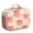 Pink-2, variant on Durable Insulated Lunch Bag With Cute Pink Peach Print, Lightweight Portable Lunch Tote For School, Daycare, Travel. Perfect For Peach Lovers, Tropical Summer, Fresh & Juicy Fruit Design