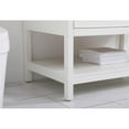 thumbnail image 5 of 42 inch single bathroom vanity in white with backsplash, 5 of 8