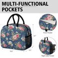thumbnail image 6 of Womens Pioneer Flower Floral Print Pattern Lunch Box for Work,Insulated Lunch Bag for Women,Loncheras Para Mujer,Leakproof Adult Lunch Bag for Work,Beach,Travel,Picnic,Camping, 6 of 7