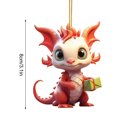 thumbnail image 6 of Hwkond Christmas Tree Hanging Ornaments Christmas Baby Dragon Car Pendant Backpack Pendant Christmas Acrylic Home Decorations Up To 30% Off, 6 of 6