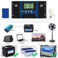 thumbnail image 1 of LEEYNEER MPPT Solar Charge Controller 12V 24V 50A Auto Focus Maximum Current Charge Controller PV Regulator for Outdoor Camping, 1 of 6