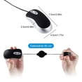 thumbnail image 3 of HONON Corded Mouse USB C Retractable Cable Small Mouse 1000DPI Optical Basic Mouse, 3 of 9