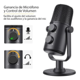 thumbnail image 2 of Micrófono Usb Pc Condensador Podcast Streaming Malubero Malu1831, 2 of 3