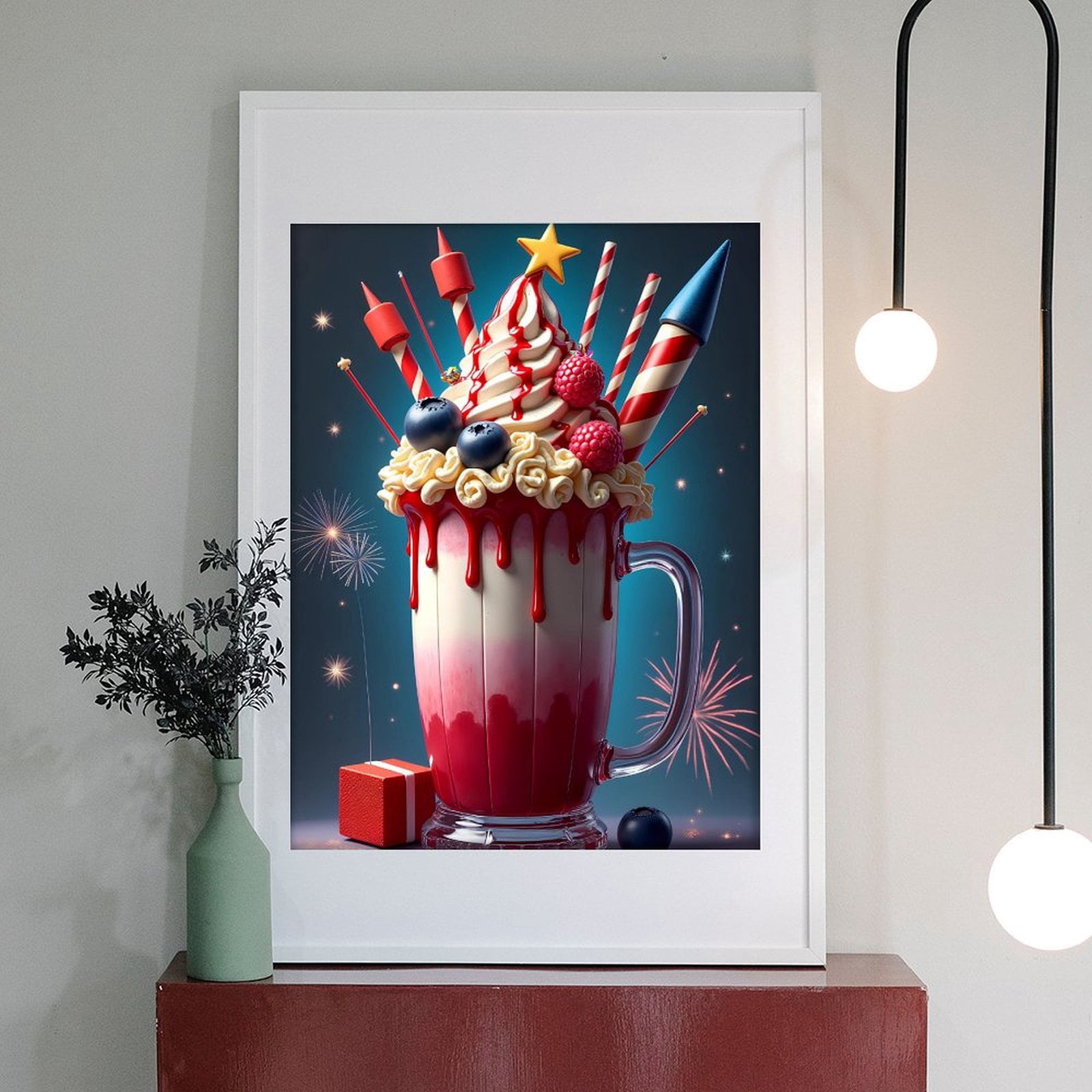 Diamond Art Kit for Adults, Candle Colorful Dessert Print No.7 Diamond Painting for Adults Beginners, 5D DIY Diamond Art Painting Kits, Colorful Diamond Painting Craft for Home Decor 12x16