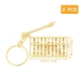 thumbnail image 2 of FESTFENDS 2Ud Llaveros Con Colgante Dorado De Latón Con Para Decorar, 2 of 6