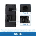 thumbnail image 4 of Interruptor de ventana eléctrica delantero izquierdo Unique Bargains para Chevrolet Silverado 1500 2500 No.20945129, 4 of 7
