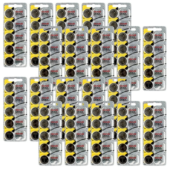20x 5pc Maxell 3V Lithium Coin Cell Battery CR2016 Replaces DL2016