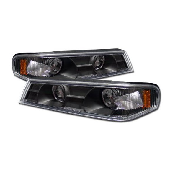 Blk Amber Lens Signal Bumper Corner Lights Lamps Chevy Colorado/Gmc Canyon
