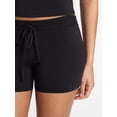 thumbnail image 4 of No Boundaries Cotton Stretch Jersey Shorts, Women's XS-XXXL, 4 of 5