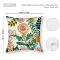 thumbnail image 3 of Heduofu  Boho Floral Pillow Covers 18x18 Set of 4 Bohemian Mandala Decorative Throw Pillow Cases Soft Velvet for Sofa Couch Car Bedroom Home Decor 18x18in, 3 of 5